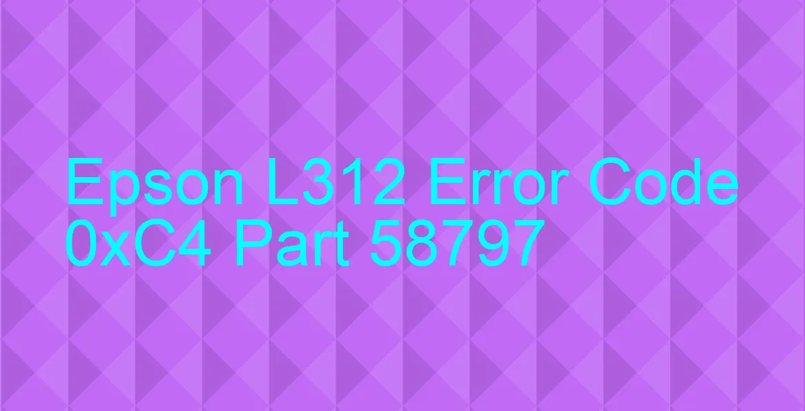 Epson L312 bị lỗi 0xC4